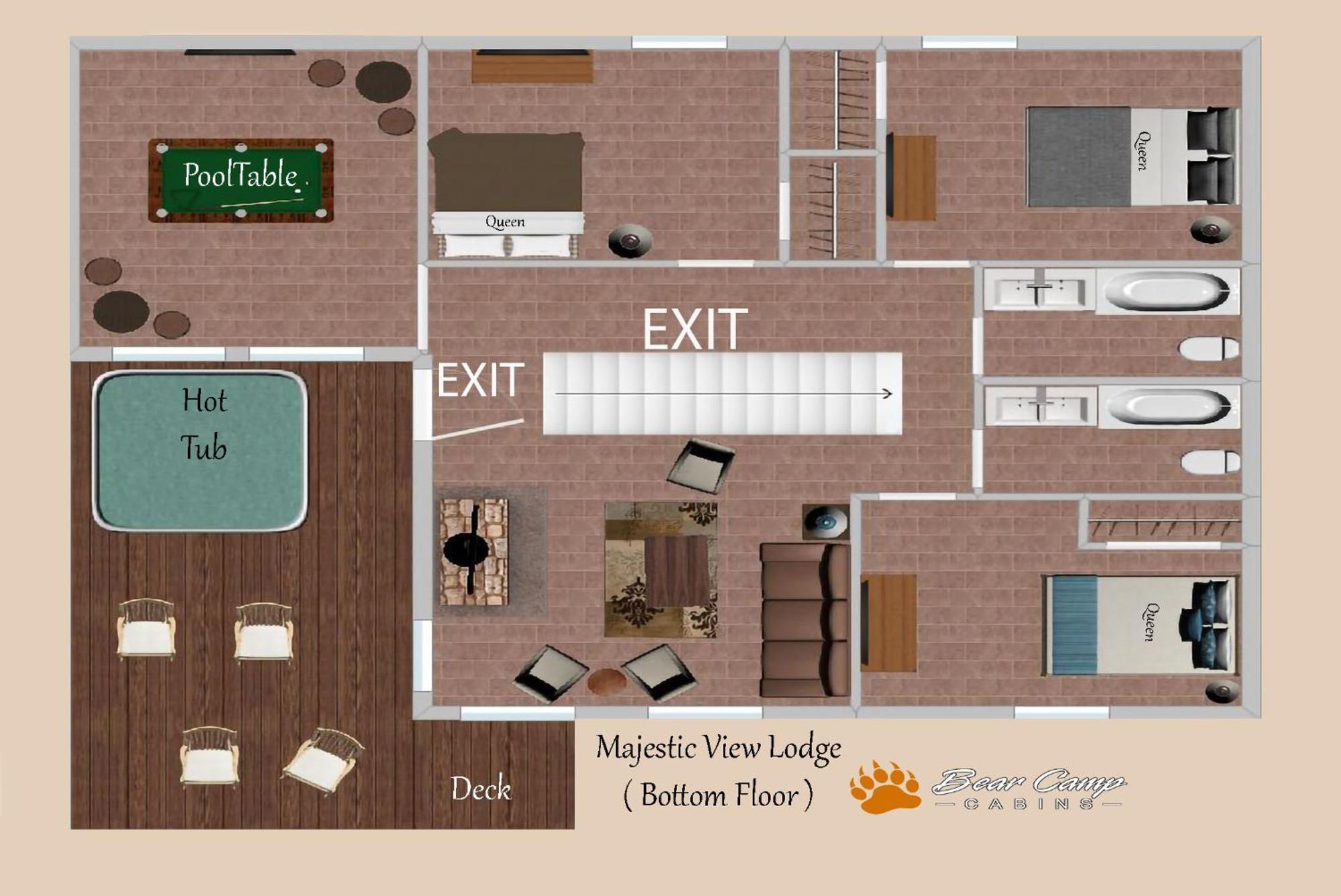 Majestic View Lodge, Amazing Views, Hot Tub, 1089 Free Tickets Each Paid Day, Dollywood And More 蓋特林堡 外观 照片